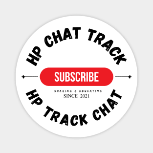 HP Chat Track and  HP Track Chat  subscribe logo Magnet